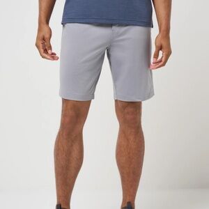 Travis Mathew Tech Knit 9inch Shorts Sleet NWT